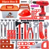 Tools Workshop Children S Toolbox Engineer Simulation Repair doen alsof speelgoed elektrische boorschroevendraaiergereedschapskit Play Box Set voor kinderen 230307