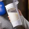 Water Bottles Electric Protein Shaker Mixing Cup Coffee Juice Portable Blender Cups USB Rechargeable One button Switch Drinkware For Fitness 230308
