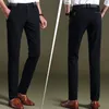 Men's Pants Dress Trousers for Elastic Premium Business NoIron StraightFit FlatFront Suit Fashion Formal 230307