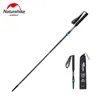 Trekking Poles 1PCS Upgrade Ultralight Folding Climbing Stick Outdoor Carbon Fiber Retractable 230307