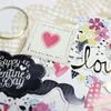 Hediye Sargısı Zfparty 52pcs Love Card Stock Die Cut Stickers Scrapbooking Happy Planlayıcı/Kart Yapımı/Günlükleme Projesi