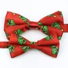 Bow Ties Design Mens Bowtie Christmas Festival Theme Gift For Parent-Child Tie Set Santa Claus Snowflake Snowman Party AccessoryBow