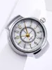Wristwatches Dial Quartz Analog Watch Creative Steel Cool Elastic Finger Ring Luxury Wrist Man Clock Men's
