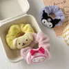 5 färger Mode Kuromi Cinnamoroll Charms Hårband Tjejer Elastiskt hårband Tillbehör