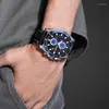 Montre-bracelets authentique mégir marque de quartz de quartz chronographe chronographe sports montres hommes horloge mâle étanche 2023