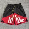 Rhude Mens shorts casuam summer bench pants sportwear short letter loose letter men clothing asian size P2E9