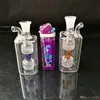 Rauchpfeifen Neue hochwertige Mini-zwei runde Töpfe, Großhandel Glasbongs, Glas-Shisha,