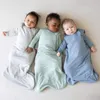Sacos de dormir Fibra de bambú Bebé Verano Saco de dormir Suave Cómodo Cremallera Bebé nacido Saco de dormir Sin mangas Sacos de dormir para niños 230308