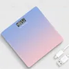 Body Weight Scales Digital Scale Body Weight Gradients Color Bathroom Scale Floor Scales Glass LED Digital Bathroom Weighing Scales USB Charging 230308