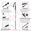 Trekking Scous Camping Gear Outdoor 2pcs Ultralight Turining Capible Nordic Climbing Stick Portable Telescopic Walking 230307