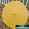 En gros Classique Chinois Parapluie Coloré Blanc Rose Parasols Chine Danse Traditionnelle Couleur Parasol Japonais Soie Accessoires De Mariage 50 pcs