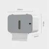 Toilet Paper Holders Rack Wall Mount Tissue Holder Wc Induction Automatic Box PunchFree Waterproof Seal Lazy Smart Home Supplies 230308