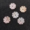 Charms Natural Sea Shell Pendant Small Jewelry Carved Flower Shape DIY Necklace Earring Making Gift Accessories Charm