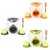 Hondenspeelgoed Chews Interactive Pet Ball ER Toy Tennis gelekte voedselbeloningsmachine werper Slow Feeder voor katten kitten puppy accessoires 230307