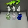 Color Super Bubble Glass S Boiler Tolles Ölbrennerrohr aus Pyrexglas. Dickes Wasserrohr aus Glas für Bohrinseln