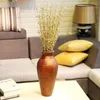 Decorative Flowers 10Pcs 1M Small Golden Bean Plastic Plants Flower Accessories Vase Decoration Artificial Arrangement Christmas