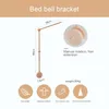 Rattles Mobiles Assembly Bed Bell Bracket SetInfant Crib Wooden Protection born Baby Toys Accessories 230307