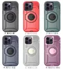 3 in 1 Military-grade fall-proof magnetic phone case For iPhone14ProMax 14Pro 14 13ProMAX