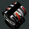 2023 Märke Luxury Cuff Armband Classic 8mm Black Hole Armband Fashion Pau