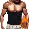 Men's Body Shapers Men Workout Waist Trainer Tummy Slimming Sheath Sauna Shaper Trimmer Belt Abdomen Shapewear Corset Fitness