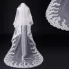 VEILS BRIDALS VEIL DE CASAMENTO DE FISHDAY EM MENINAS DE LACA LONDO LONGO LONGO ACESSÓRIOS DE CATÉRIA BRANCA VENDENDA MULHER femme Sale sem clipe D30