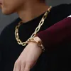 Pulseras y collares de cadena de eslabones de caja cuadrada geométrica helada, Gargantilla para hombres, Micro conjunto de Hip Hop, piedra CZ, Zirconia cúbica, joyería de rapero ostentosa, pulsera, envío directo