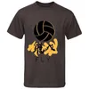 Męskie koszulki T-T-shirts Haikyuu Solleyball Club Furuodaki High School Summer Men Koszulka krótkie koszulki z krótkim rękawem