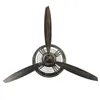 Väggklistermärken propeller dekor flygplan metall hängande vintage prydnad järn rustik hänge flyg retro skulptur industriell dekoration 230307