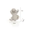 Creative Silicone Tea Infuser Safety Tea Bag Strainer Cute Bradypod Shape Home Kitchen Bar Filter