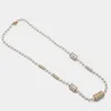 Chaînes Amorita Boutique Collier de perles de mode à paillettes avec motif géométrique