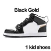 2023 Jumpman 1 Basketball Buty dla dzieci chłopięce buty Game Royal Obsidian Chicago Hode Sneakers Mid Multi-color Tieb-Dye Size 25-35