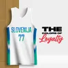 Jogging Clothing est Basketball Jerseys For Men Full Sublimation SLOVENIJA Letter Printed Customizable Club Team Sportwear Training Tracksuits 230307