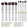 Инструменты макияжа 10 ПК макияж кисти для век Rouge Liquid Foundation Brush Cosmetic Tools Профессиональные мягкие синтетические щетки для волос мини -наборы 230308