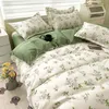 Bedding sets Floral Printed Home Queen Bedding Set Soft Fresh Comfortable Duvet Cover Set with Sheets Quilt Covers Pillow Cases 3-4 Pcs Sets 230308