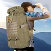 Outdoor Bags 100L Large Capacity Tactical Backpack Mountaineering Camping Hiking Military Molle Waterrepellent Bag 230307