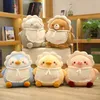 Plush Dolls Fat Kawaii Chicken Bear Rabbit Piggy Dinosaur Plush Pillow Toys Soft Stuffed Animal Doll Chair Cushion High Quality 230307