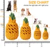 Dog Toys Tuggar för aggressiv ER Tough Dental Toy Intestructible Large S Puppy Pineapple 230307