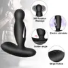 Anal Toys Electric Shock Prostate Massager Vibrators For Men 360 Rotate Butt Plug Vibrator Male Wireless Buttplug Sex 230307