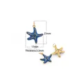 Charms 2023 Golden Copper Jewelry Unique Design Cute Starfish Enamel Pendant Necklace Ladies And Girls Wedding Gifts