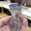 Decorative Figurines Natural Fluorite Crystal Goddess Quartz Statue Carved Woman Gem Body Sculpture Energy Healing Room Decor 1pcs