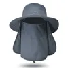 Sombreros de ala ancha CAMOLAND Otoño Extraíble ThreeUse Men Visor Hat Sombrero de cubo de secado rápido para mujeres Protección UV Gorra de pescador con solapa para el cuello R230308
