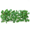 Decorative Flowers Hedge Fence Garden Artificial Outdoor Green Plants Simulation Leaves Decoration Bamboo