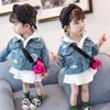 Jackets 2023 Jean Spring Winter Coat Outerwear Top Children Clothes School Kids Costume Teenage Girl Clothing High Quality