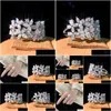 Anello solitario Sparkling 925 Sterling Sier Marquise Cut Moissanite Diamond Rings Party Women Leaf Band Gift Hip Hop Dhgarden Dhb1E