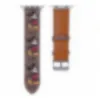 Fashion letter Pattern Leather Strap for Apple Watch Band Series 6 5 4 3 2 40mm 44mm 38mm 42mm Bracelet Designer Watchbands