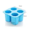 Glassverktyg Ice Cube Tray Silicone Molds Ice Ball Maker Shot Glasses Ice Mold Silicone Form For Ice Chocolate Candy Bar Kitchen Accessories Z0308