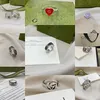 70% OFF 2023 Nouveaux bijoux de mode de haute qualité de luxe pour l'argent Double vieux coeur émail Couple Daisy Snake Ring Chaos japonais et coréen