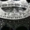 Wedding Hair Jewelry Gold Silver Color Baroque Vintage Black Tiaras And Crowns Pearls Crystal Princess Diadems Bridal Women Accessories 230307