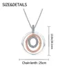 925 Silver Fit Pandora Necklace Pendant Heart Women Fashion Moder