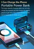 TWS True Беспроводные Bluetooth-наушники Гарнитура Светодиодный дисплей питания 9D Стереонаушники Фонарик Для смартфонов Игровая гарнитура для наушников Наушники для ПК